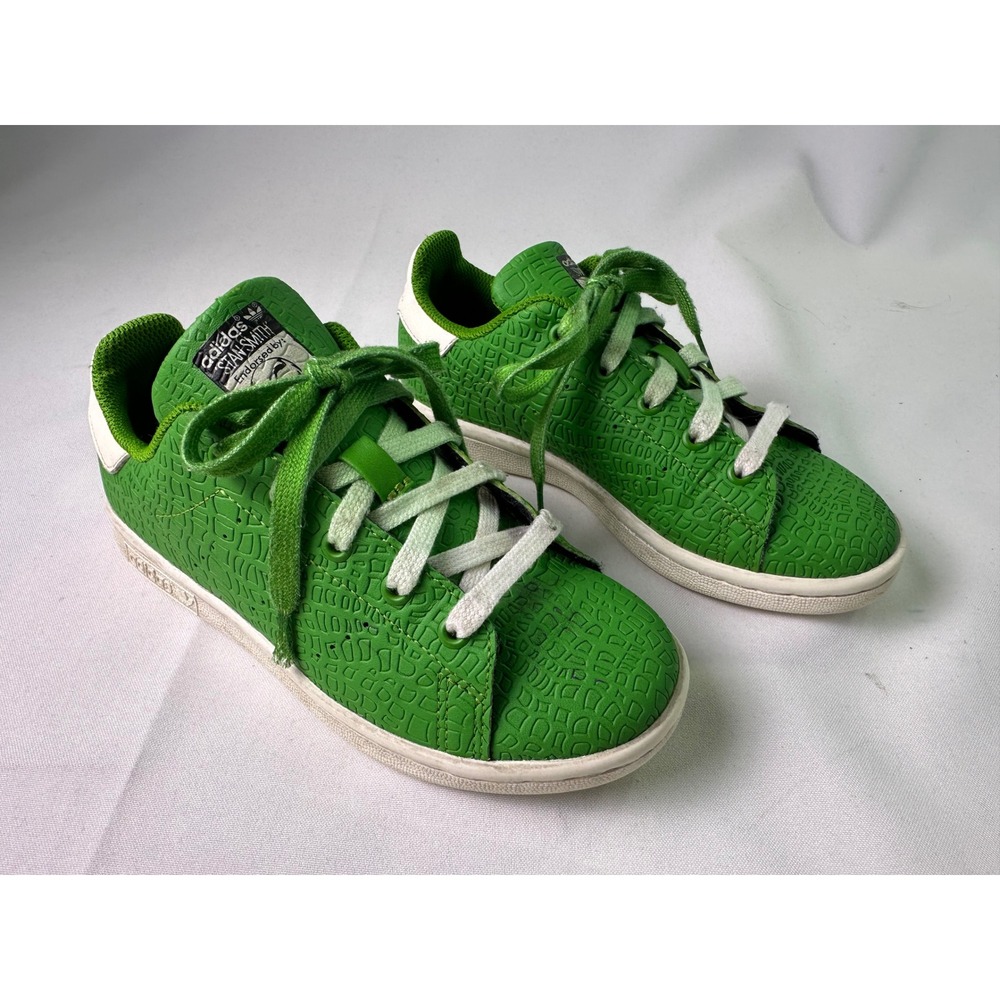 Adidas Stan Smith Disney Pixar Toy Story Rex‎ Dinosaur Green 13K Kids Sneakers